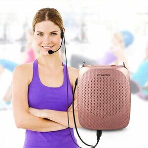 ZOWEETEK Portable Voice Amplifier Microphone Headset for Speakers